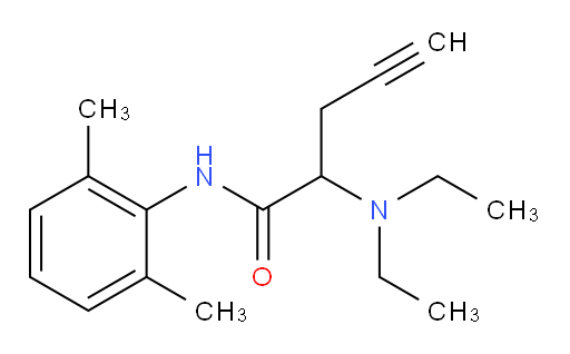 2-(diethylamino)-N-(2,6-dimethylphenyl)pent-4-ynamide