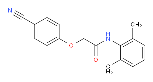 2-(4-cyanophenoxy)-N-(2,6-dimethylphenyl)acetamide