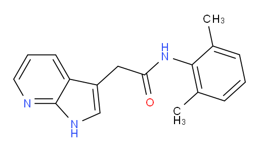 N-(2,6-dimethylphenyl)-2-(1H-pyrrolo[2,3-b]pyridin-3-yl)acetamide