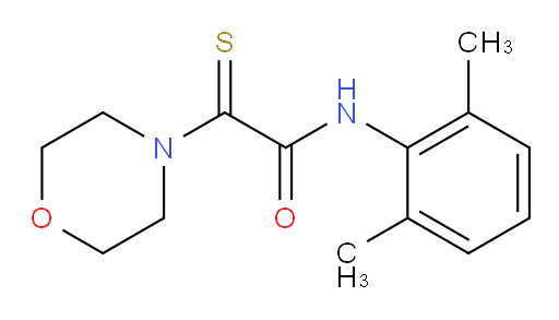 N-(2,6-dimethylphenyl)-2-morpholino-2-thioxoacetamide
