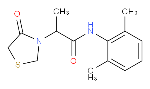 N-(2,6-dimethylphenyl)-2-(4-oxothiazolidin-3-yl)propanamide