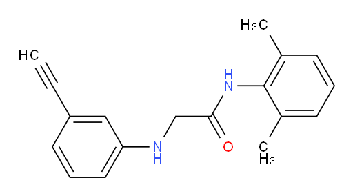 N-(2,6-dimethylphenyl)-2-((3-ethynylphenyl)amino)acetamide