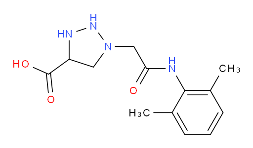 1-(2-((2,6-dimethylphenyl)amino)-2-oxoethyl)-1,2,3-triazolidine-4-carboxylic acid