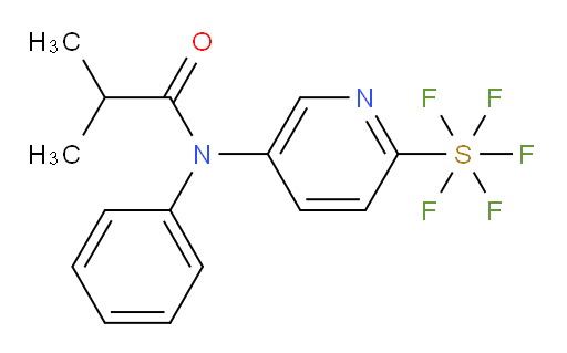 N-(6-(pentafluoromercapto)pyridin-3-yl)-N-phenylisobutyramide