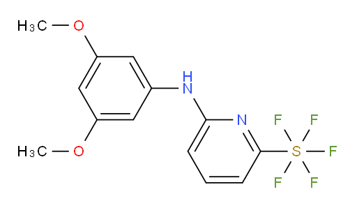 6-((3,5-dimethoxyphenyl)amino)pyridine-2-ylsulfur pentafluoride