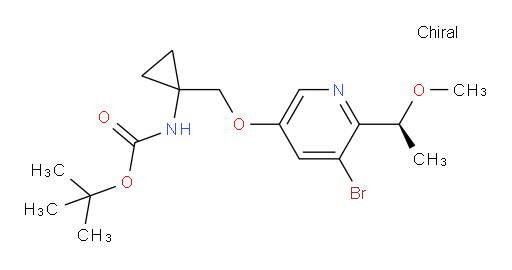 (S)-tert-butyl (1-(((5-bromo-6-(1-methoxyethyl)pyridin-3-yl)oxy)methyl)cyclopropyl)carbamate