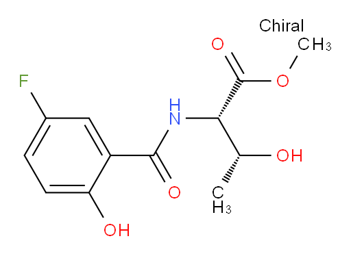 (2S,3R)-methyl 2-(5-fluoro-2-hydroxybenzamido)-3-hydroxybutanoate