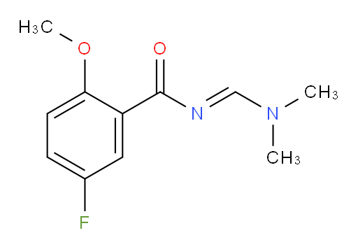 (E)-N-((dimethylamino)methylene)-5-fluoro-2-methoxybenzamide