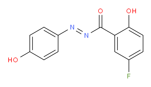 (E)-(5-fluoro-2-hydroxyphenyl)((4-hydroxyphenyl)diazenyl)methanone