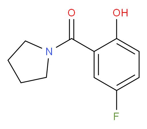 (5-fluoro-2-hydroxyphenyl)(pyrrolidin-1-yl)methanone