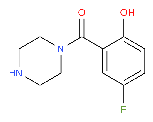 (5-fluoro-2-hydroxyphenyl)(piperazin-1-yl)methanone