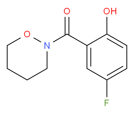 (5-fluoro-2-hydroxyphenyl)(1,2-oxazinan-2-yl)methanone