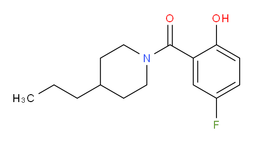 (5-fluoro-2-hydroxyphenyl)(4-propylpiperidin-1-yl)methanone