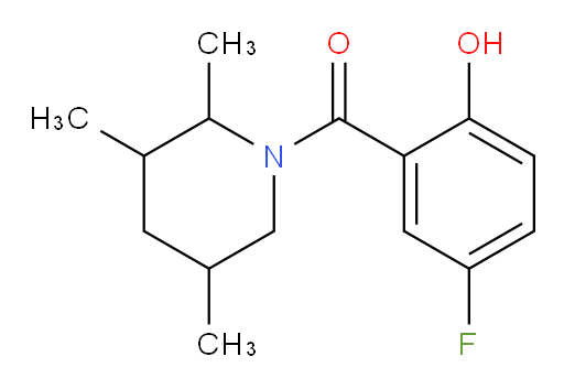 (5-fluoro-2-hydroxyphenyl)(2,3,5-trimethylpiperidin-1-yl)methanone