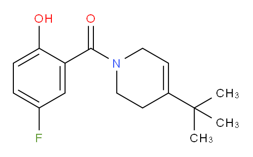 (4-(tert-butyl)-5,6-dihydropyridin-1(2H)-yl)(5-fluoro-2-hydroxyphenyl)methanone