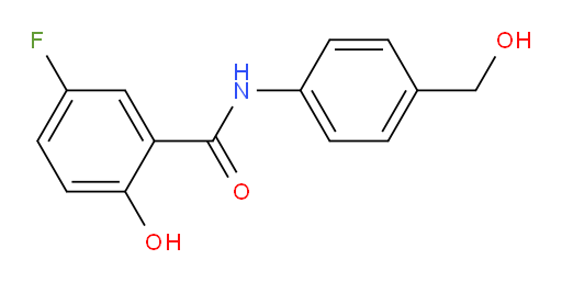5-fluoro-2-hydroxy-N-(4-(hydroxymethyl)phenyl)benzamide