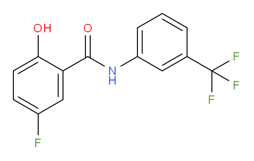 5-fluoro-2-hydroxy-N-(3-(trifluoromethyl)phenyl)benzamide