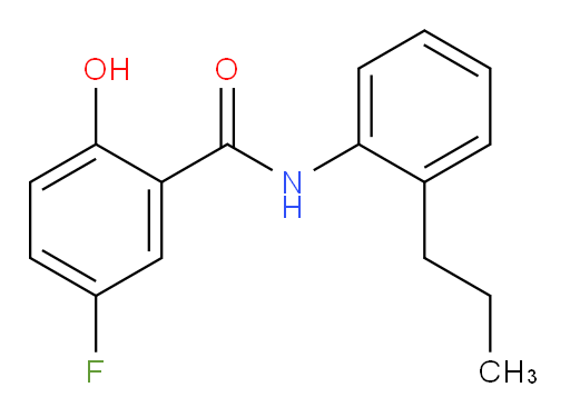 5-fluoro-2-hydroxy-N-(2-propylphenyl)benzamide