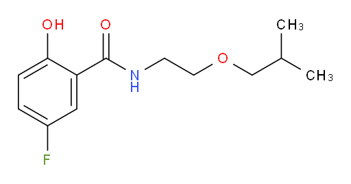 5-fluoro-2-hydroxy-N-(2-isobutoxyethyl)benzamide