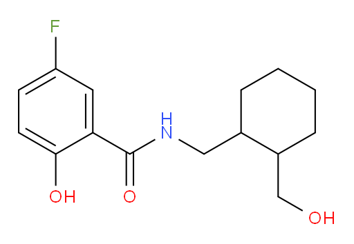 5-fluoro-2-hydroxy-N-((2-(hydroxymethyl)cyclohexyl)methyl)benzamide