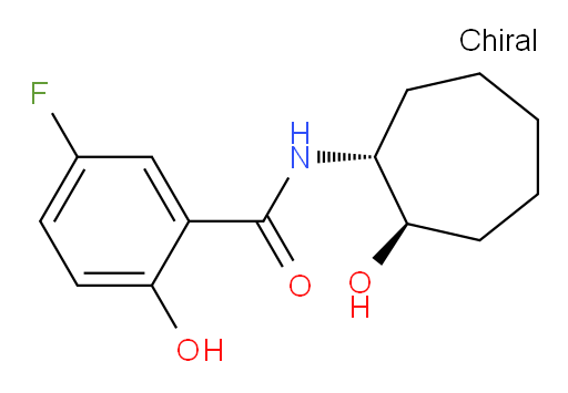 5-fluoro-2-hydroxy-N-((1R,2R)-2-hydroxycycloheptyl)benzamide