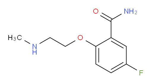5-fluoro-2-(2-(methylamino)ethoxy)benzamide