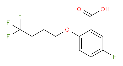5-fluoro-2-(4,4,4-trifluorobutoxy)benzoic acid