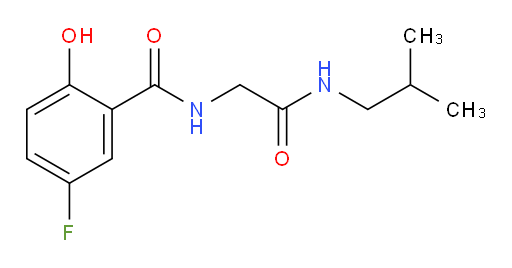 5-fluoro-2-hydroxy-N-(2-(isobutylamino)-2-oxoethyl)benzamide