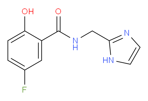 N-((1H-imidazol-2-yl)methyl)-5-fluoro-2-hydroxybenzamide