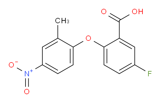 5-fluoro-2-(2-methyl-4-nitrophenoxy)benzoic acid