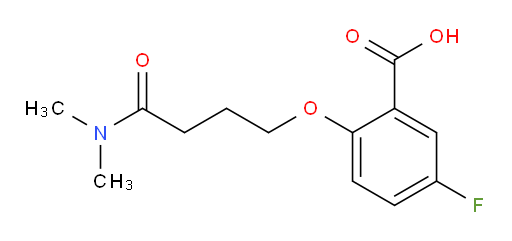 2-(4-(dimethylamino)-4-oxobutoxy)-5-fluorobenzoic acid