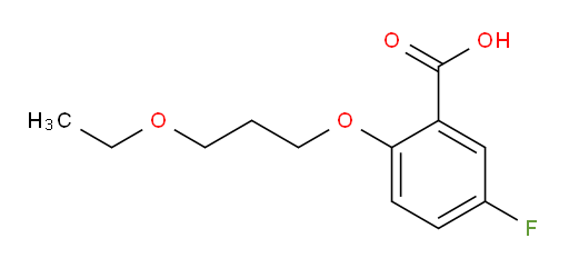 2-(3-ethoxypropoxy)-5-fluorobenzoic acid