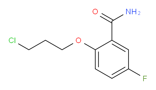 2-(3-chloropropoxy)-5-fluorobenzamide