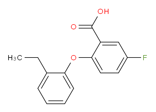 2-(2-ethylphenoxy)-5-fluorobenzoic acid