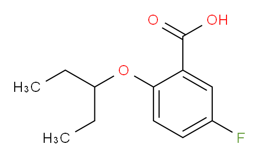 5-fluoro-2-(pentan-3-yloxy)benzoic acid