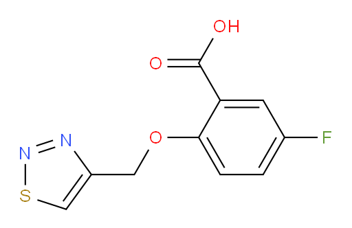 2-((1,2,3-thiadiazol-4-yl)methoxy)-5-fluorobenzoic acid