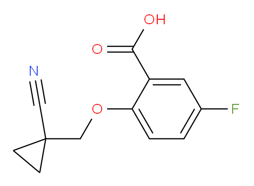 2-((1-cyanocyclopropyl)methoxy)-5-fluorobenzoic acid