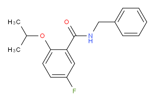 N-benzyl-5-fluoro-2-isopropoxybenzamide