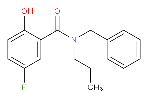 N-benzyl-5-fluoro-2-hydroxy-N-propylbenzamide