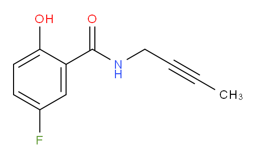 N-(but-2-yn-1-yl)-5-fluoro-2-hydroxybenzamide