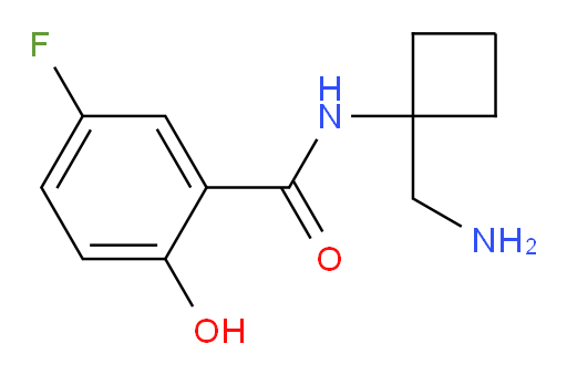 N-(1-(aminomethyl)cyclobutyl)-5-fluoro-2-hydroxybenzamide