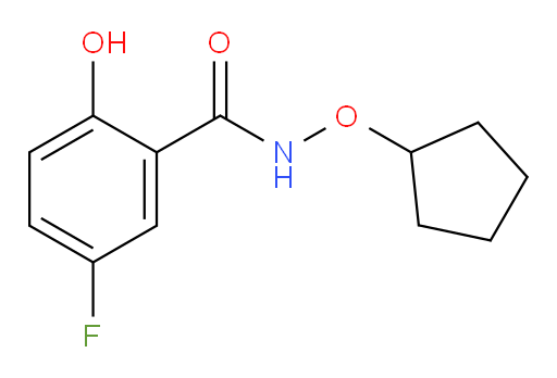 N-(cyclopentyloxy)-5-fluoro-2-hydroxybenzamide