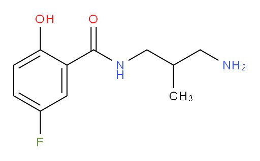 N-(3-amino-2-methylpropyl)-5-fluoro-2-hydroxybenzamide