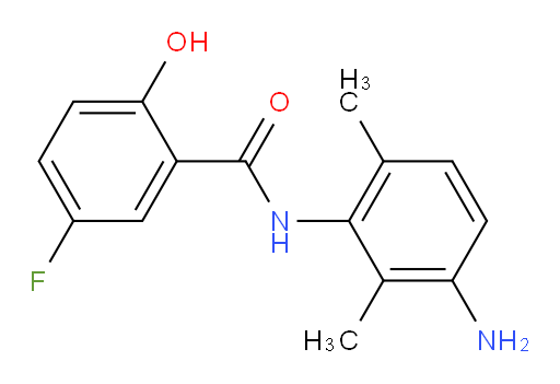 N-(3-amino-2,6-dimethylphenyl)-5-fluoro-2-hydroxybenzamide