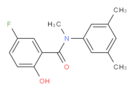 N-(3,5-dimethylphenyl)-5-fluoro-2-hydroxy-N-methylbenzamide