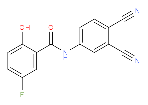N-(3,4-dicyanophenyl)-5-fluoro-2-hydroxybenzamide