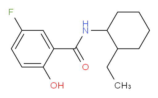 N-(2-ethylcyclohexyl)-5-fluoro-2-hydroxybenzamide