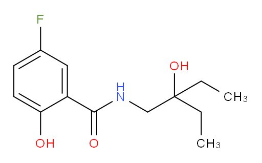 N-(2-ethyl-2-hydroxybutyl)-5-fluoro-2-hydroxybenzamide