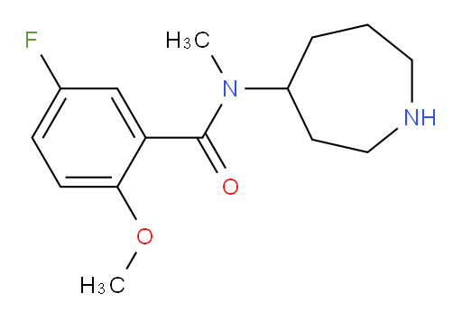 N-(azepan-4-yl)-5-fluoro-2-methoxy-N-methylbenzamide