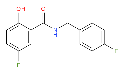 5-fluoro-N-(4-fluorobenzyl)-2-hydroxybenzamide